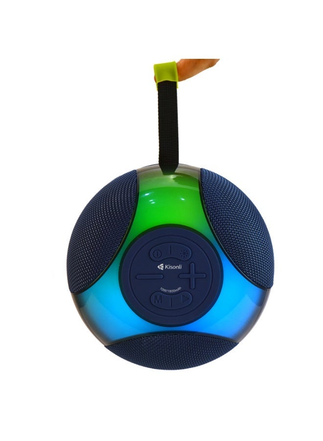 كيسونلي سماعة بلوتوث محمولة RGB – صوت قوي 10 وات – مقاومة للماء IPX6 - Image 2